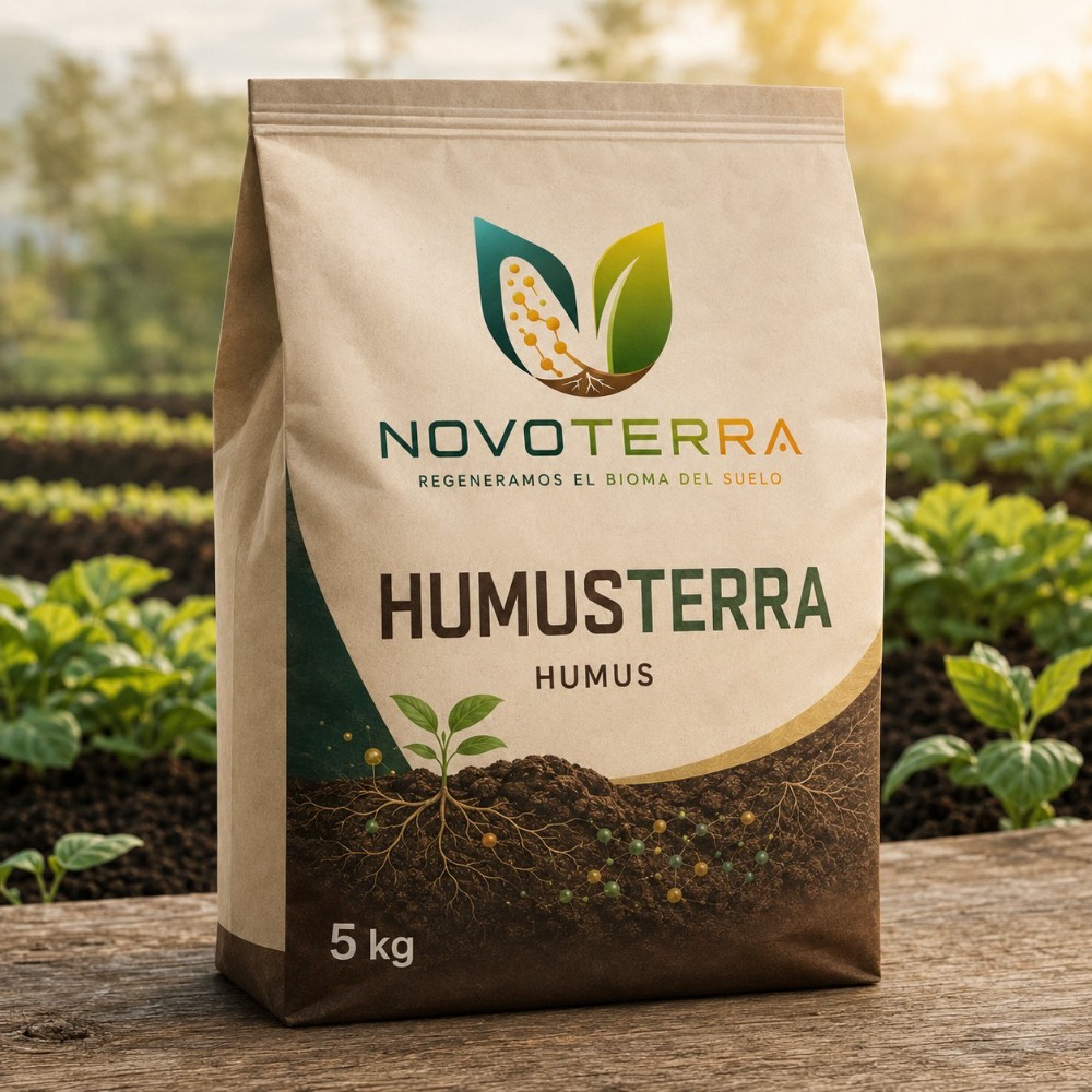 Saco de 5 kilos de HUMUSTERRA, humus de NOVOTERRA
